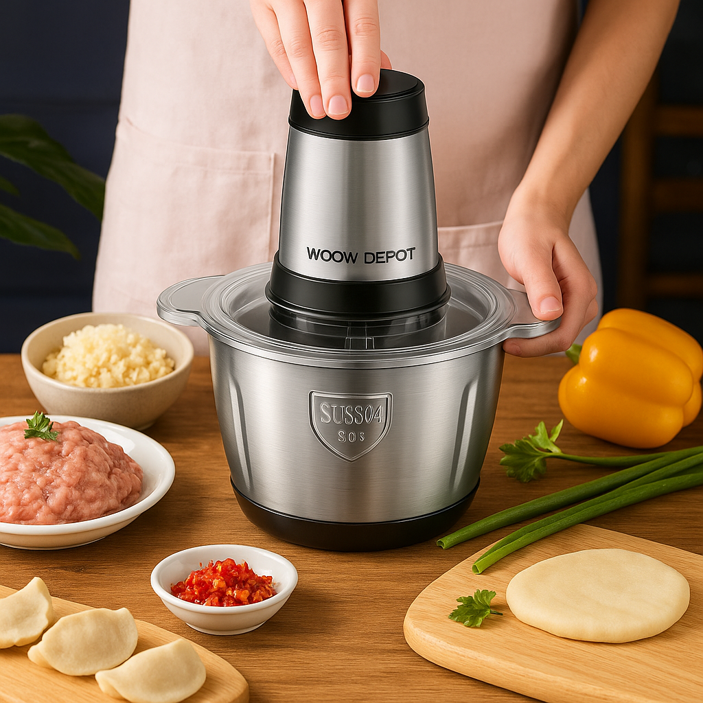 STAINLESS STEEL MINCER 2L