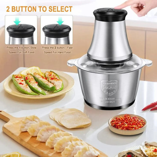 STAINLESS STEEL MINCER 2L