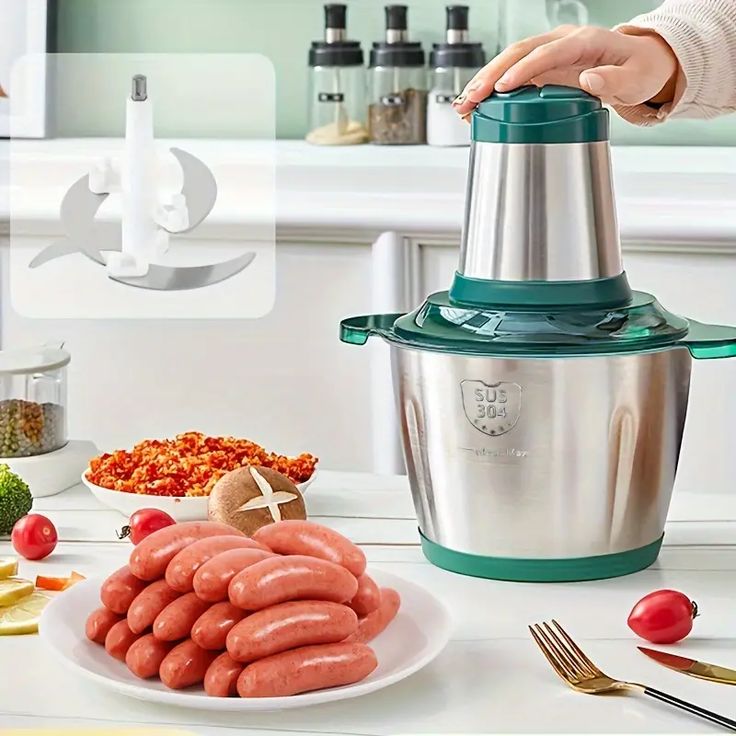 STAINLESS STEEL MINCER 2L