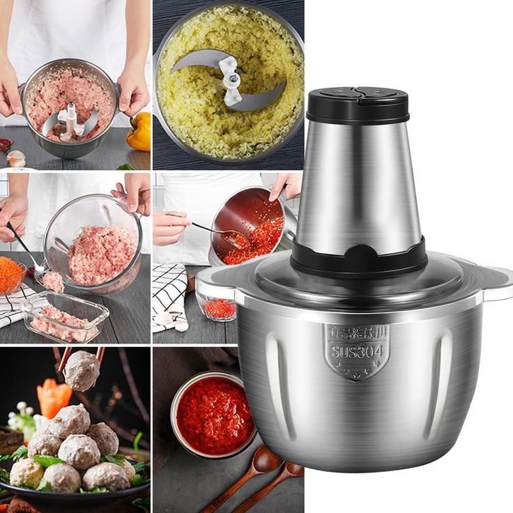 STAINLESS STEEL MINCER 2L